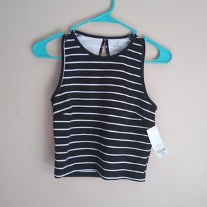 NWT Decree Sleeveless Crop Top